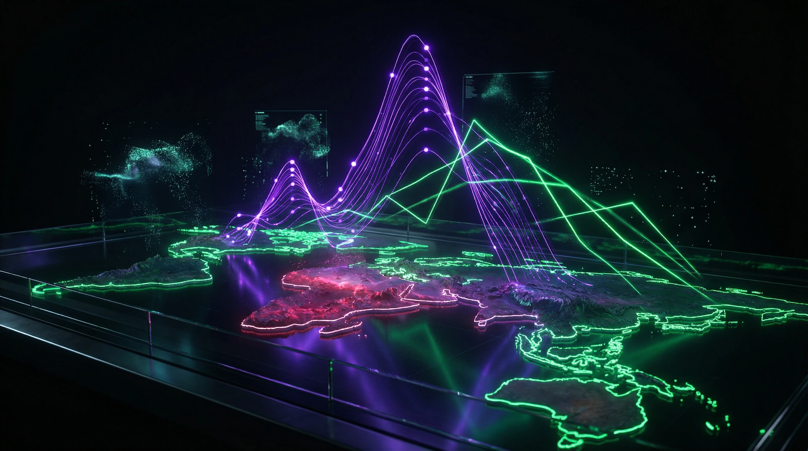 Graph showing correlation between vaccine skepticism levels and outbreaks of infectious diseases