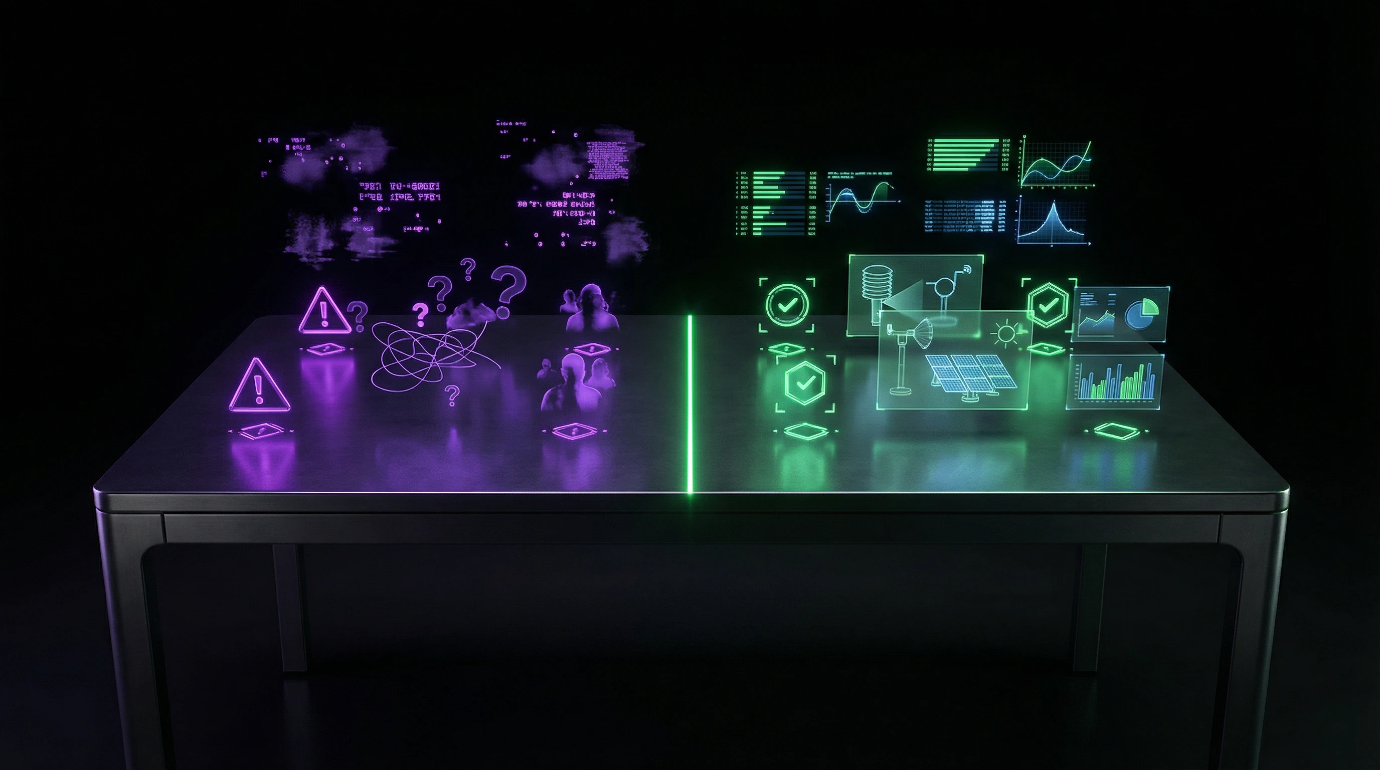 Comparative table of chemtrails and geoengineering characteristics