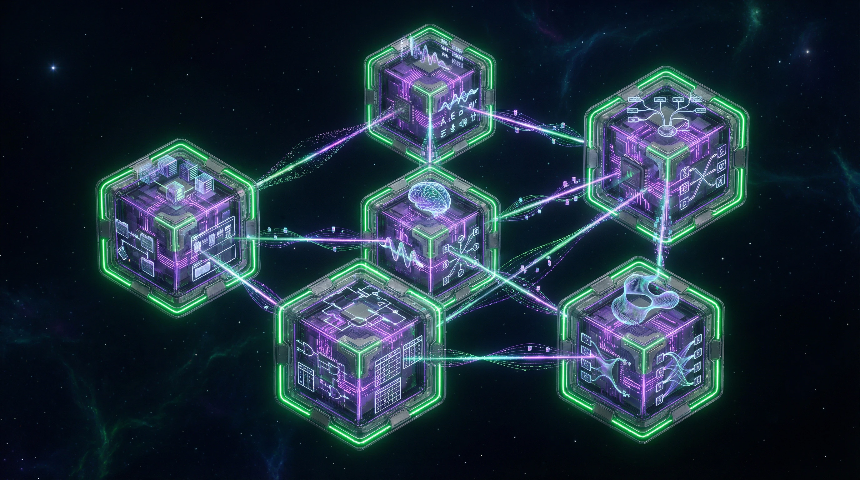 Diagram of six components of critical thinking with interconnections
