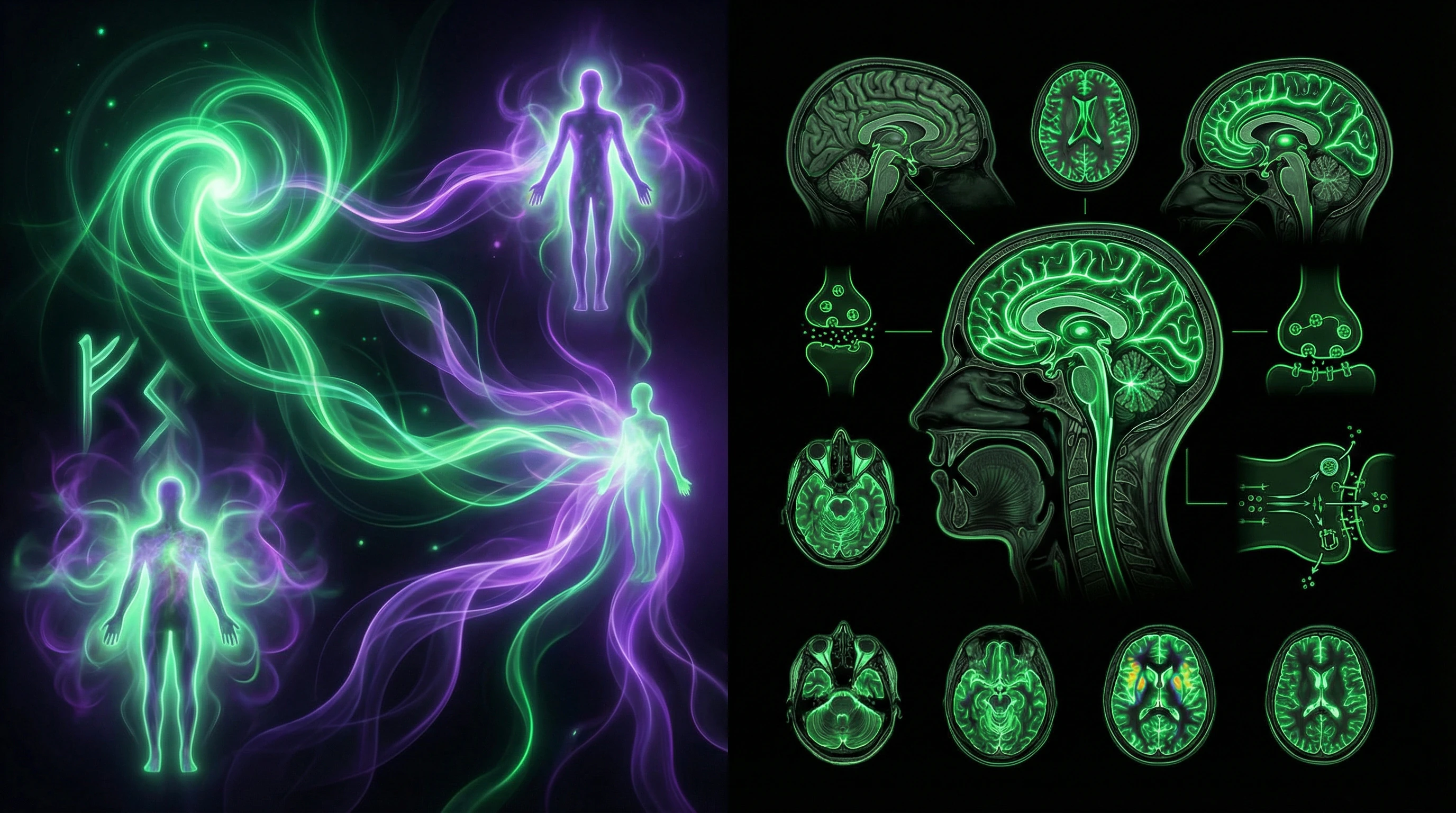Diagram of physiological explanations for sensations during energy practices