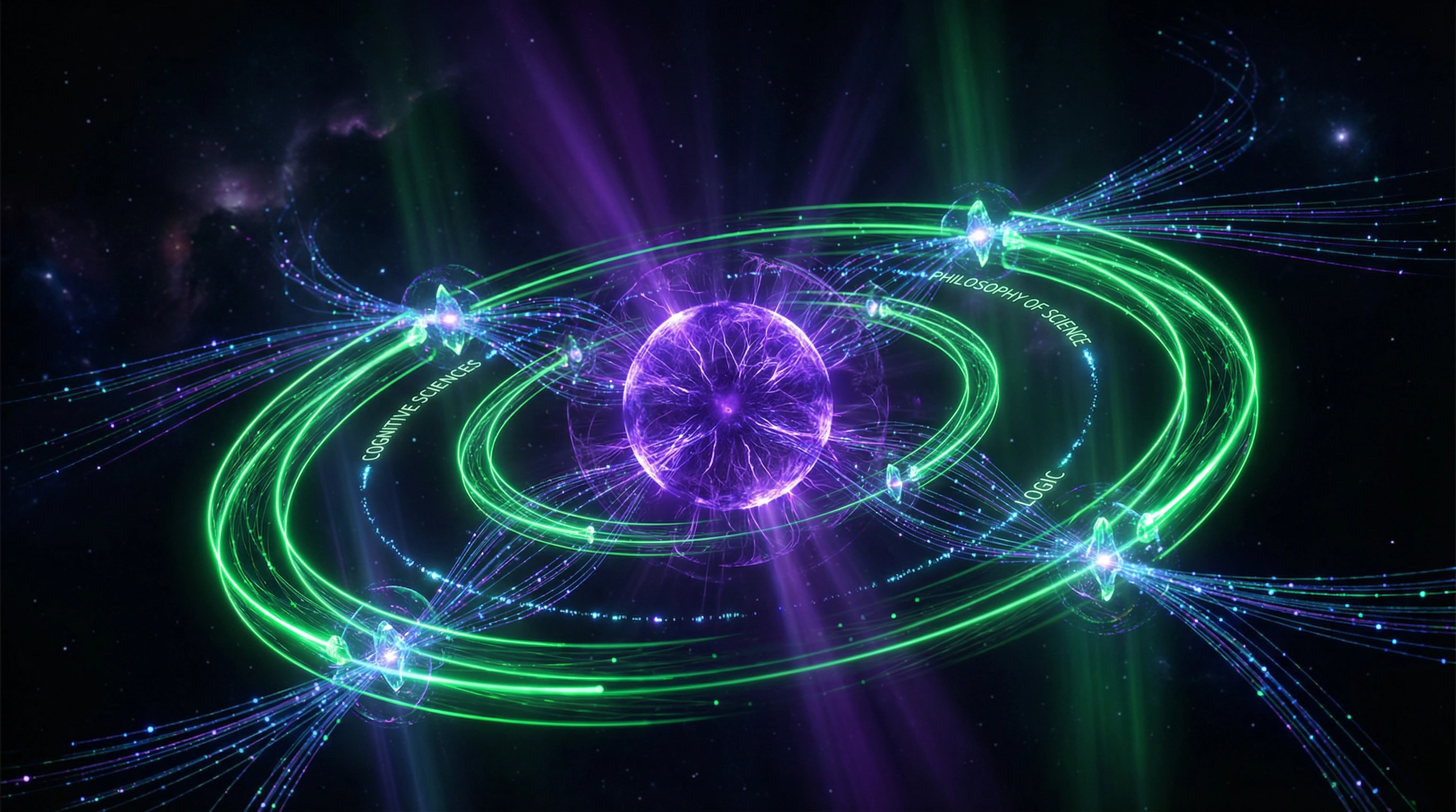 Diagram of interdisciplinary connections of epistemology with cognitive sciences, philosophy of science, and logic
