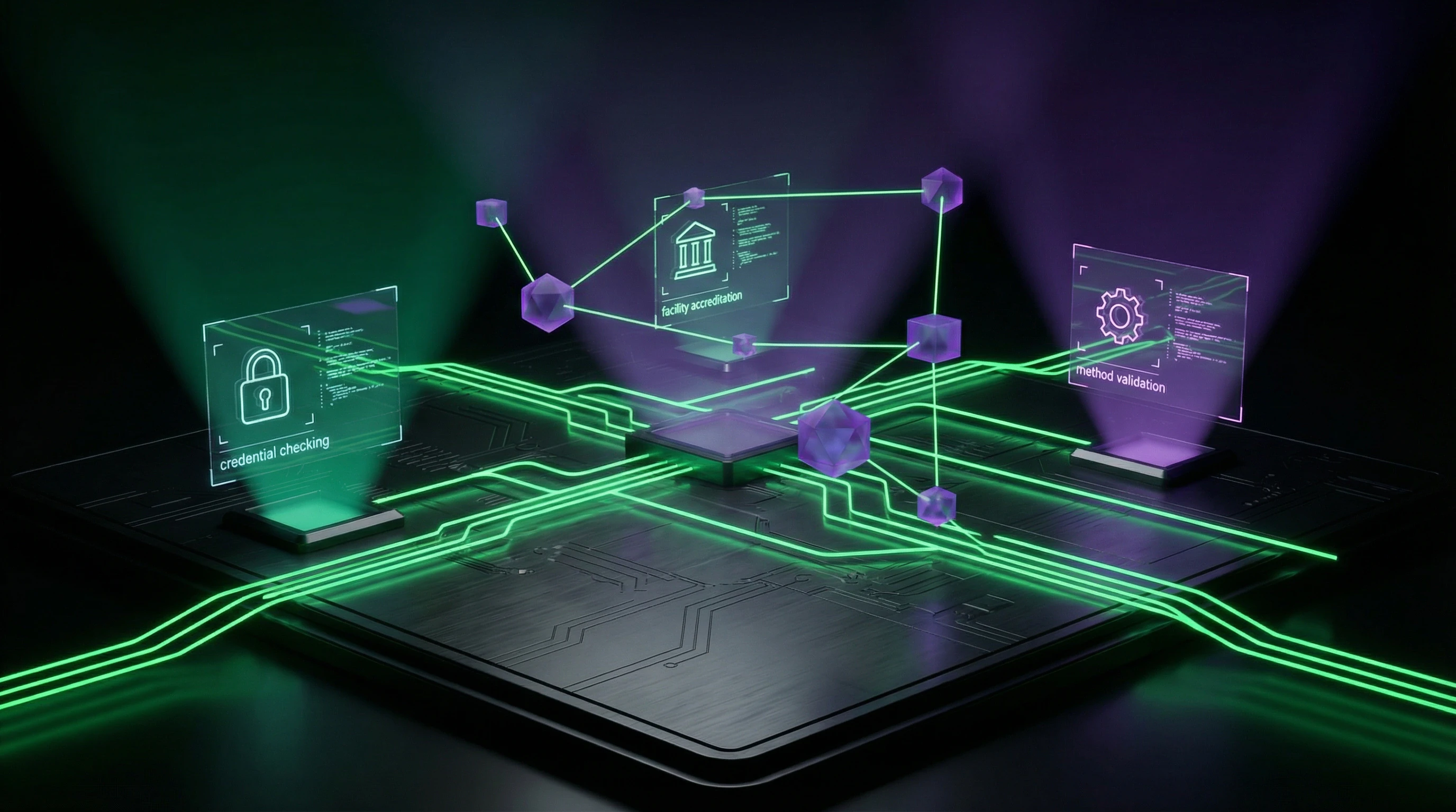 Flowchart of medical specialist and clinic verification process