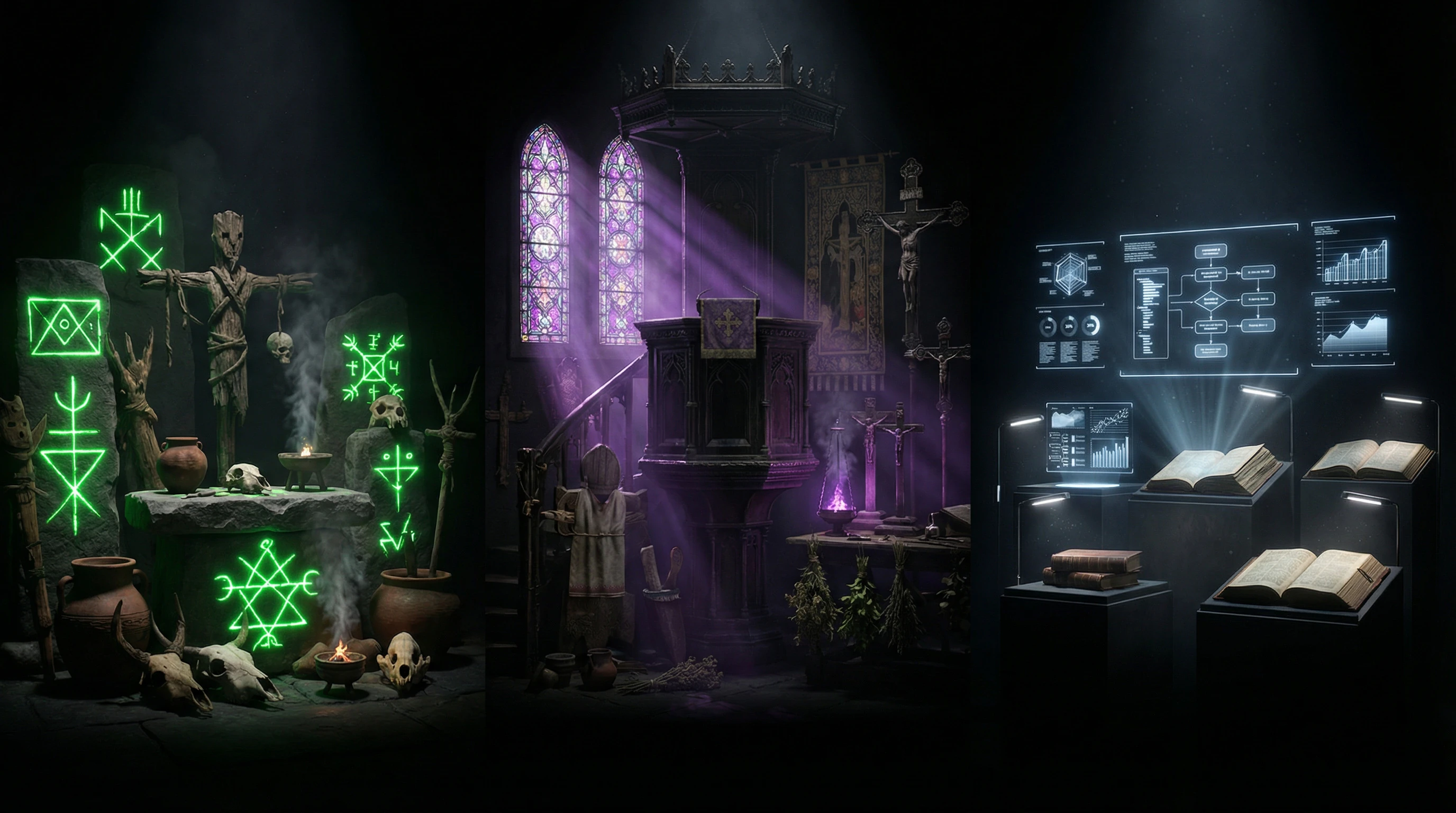 Three stages of folk magic development from syncretism to academic systematization