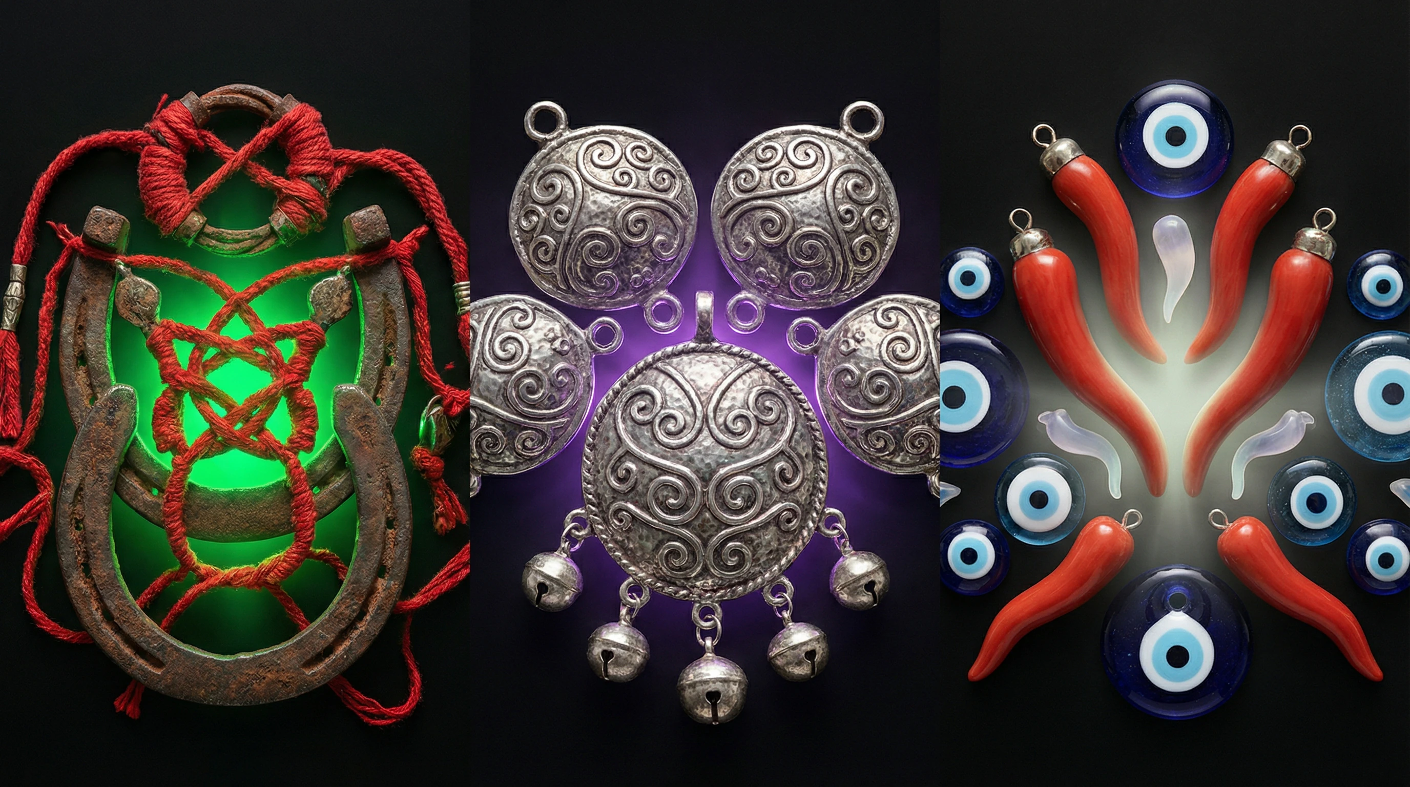 Typology of protective objects in Slavic, Mongolian, and Italian traditions