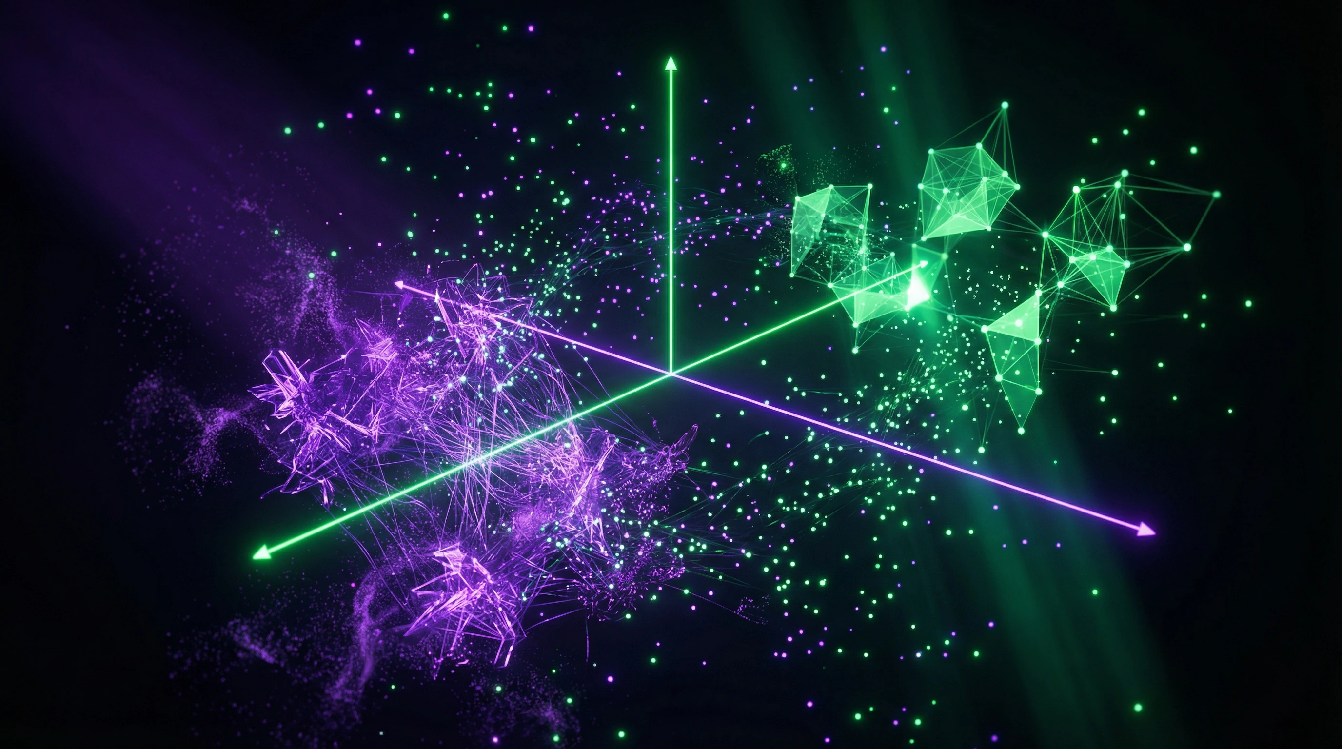 Chart of modern AI limitations across interpretability and generalization axes