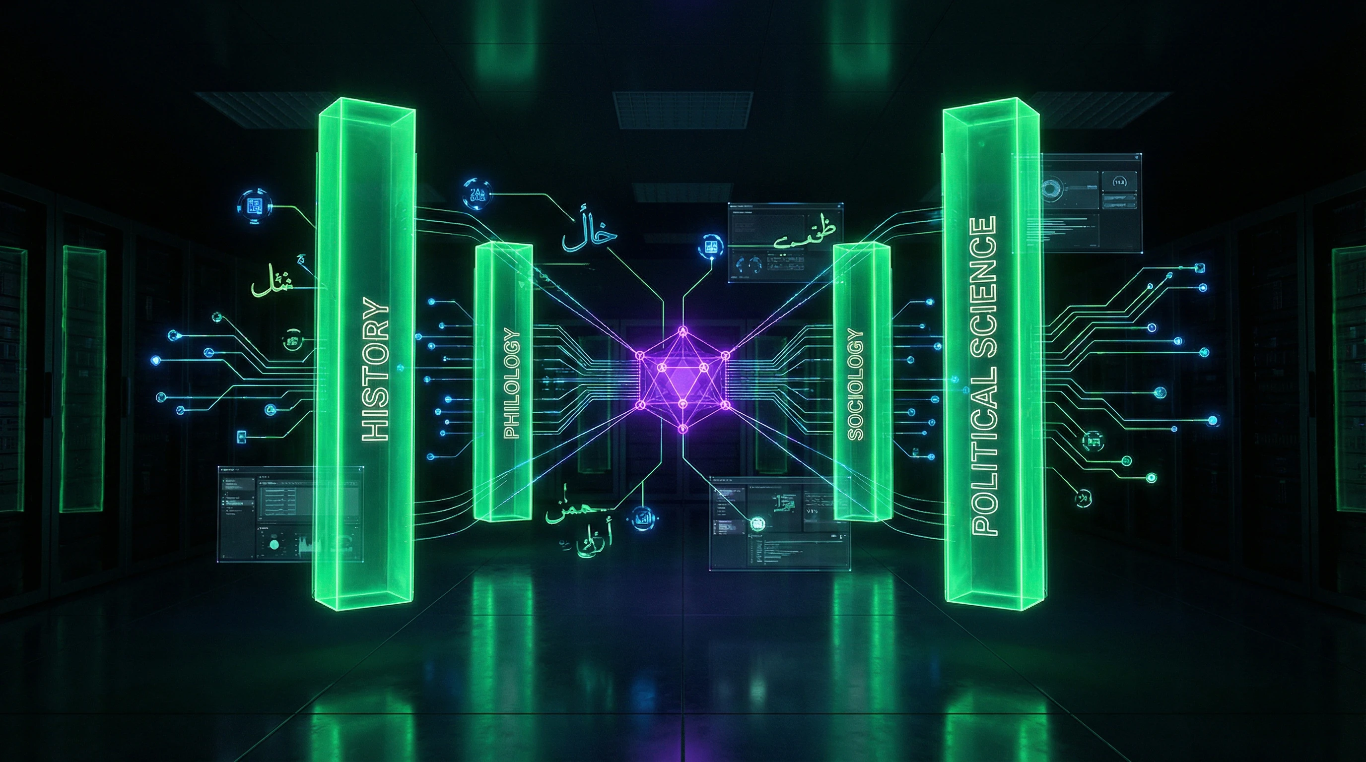 Diagram of interdisciplinary methods in Islamic studies