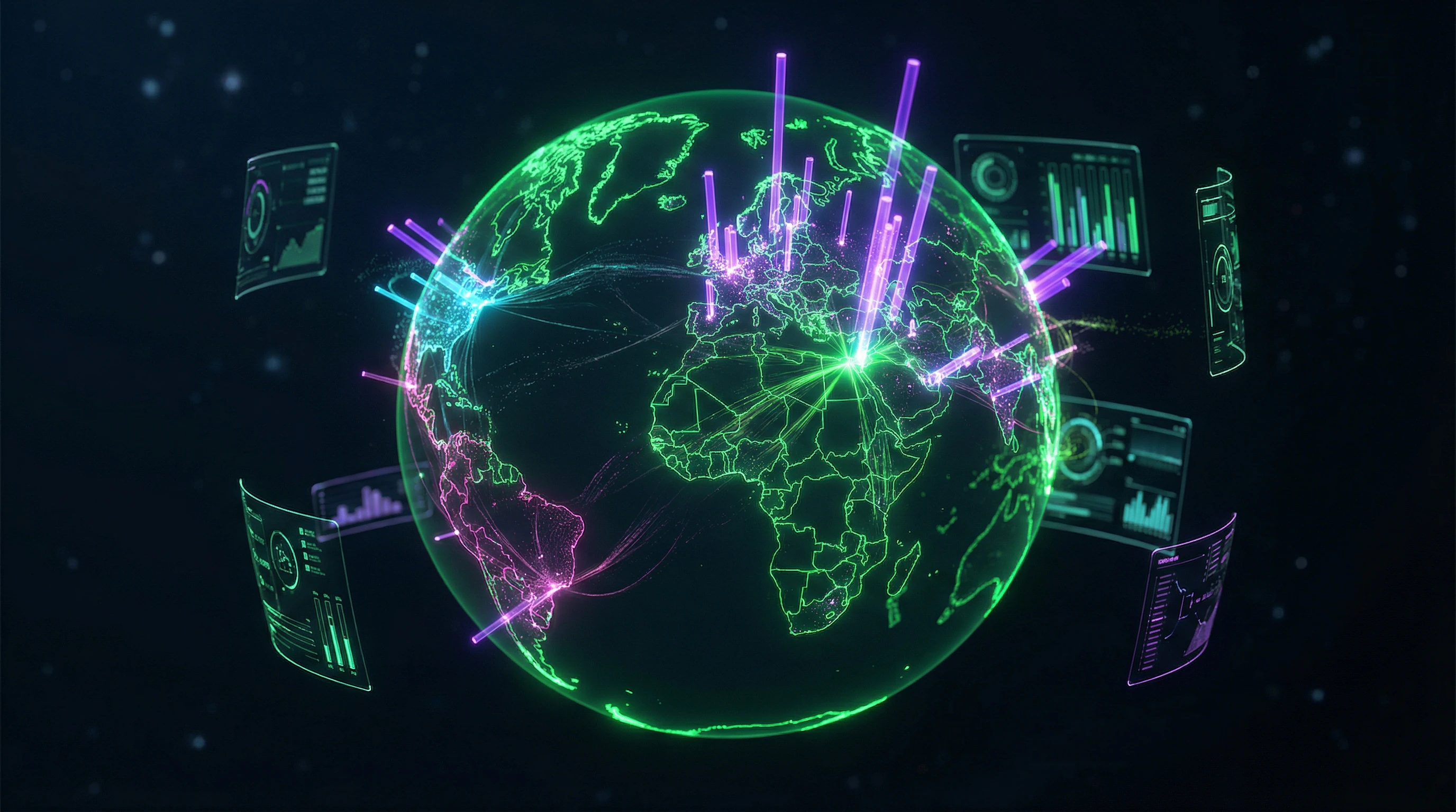 Map of global distribution of Jewish communities showing dominant movements
