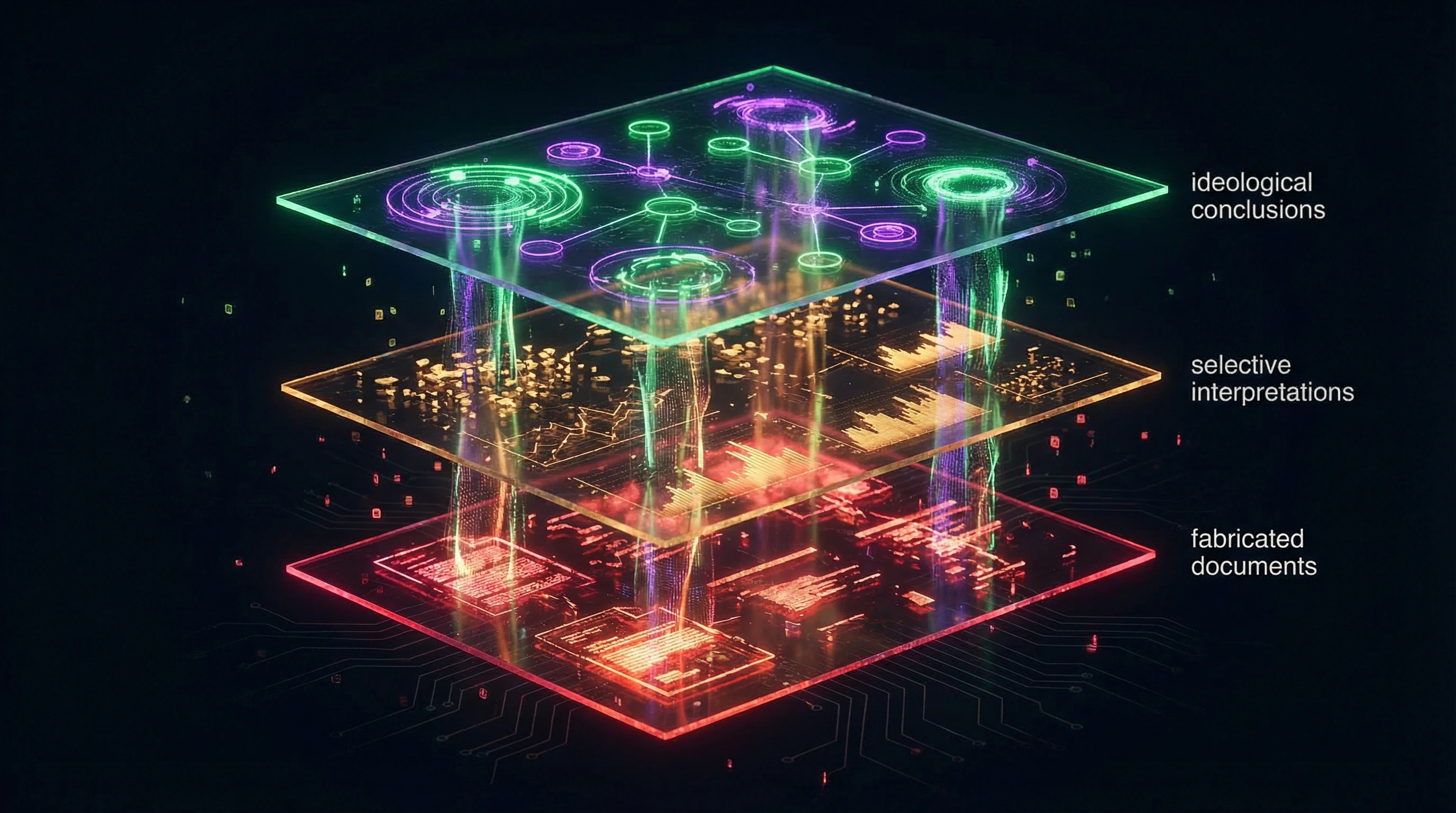 Diagram of layers of pseudoscientific argumentation in neopaganism