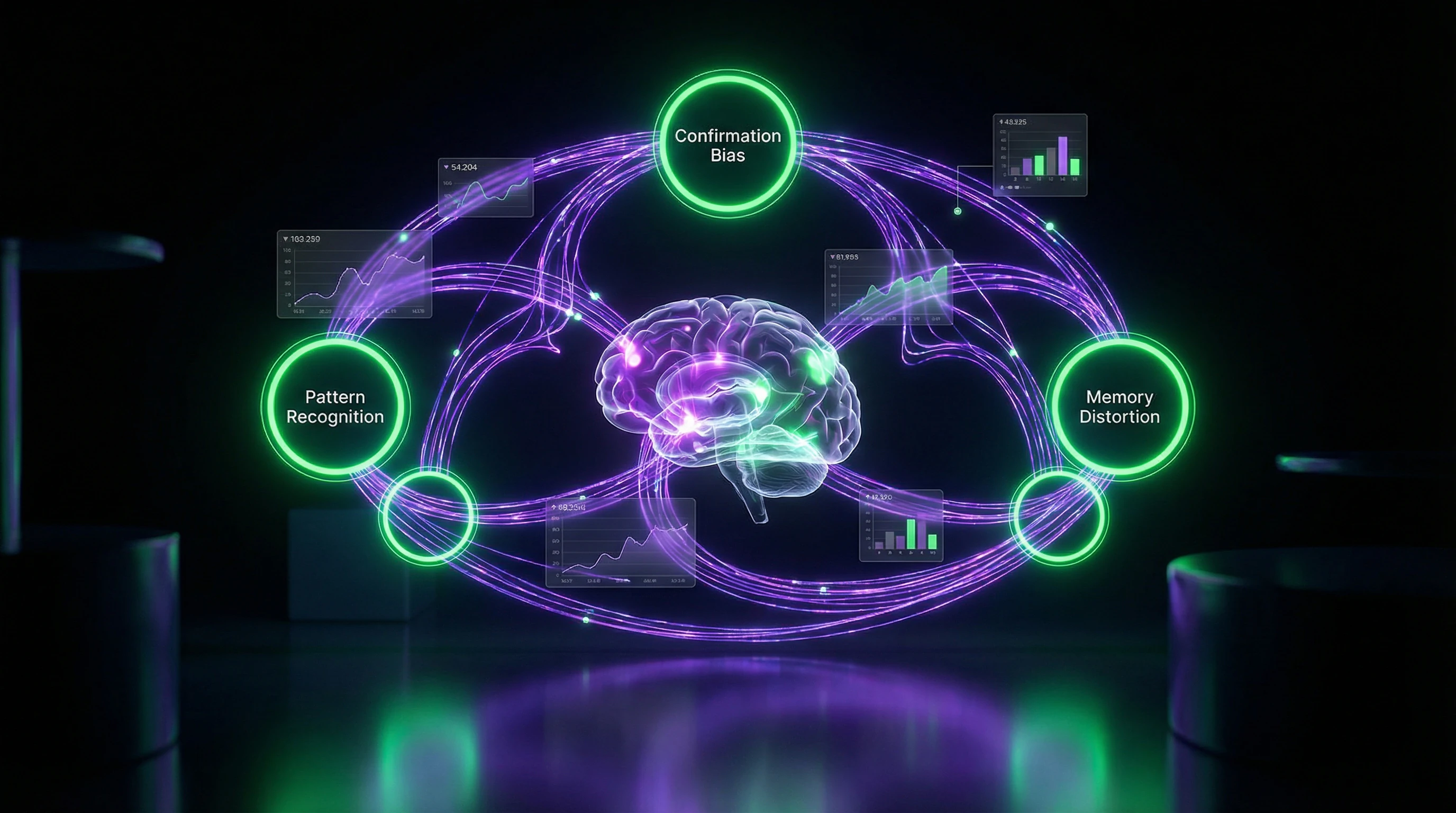 Diagram of cognitive biases in evaluating paranormal claims