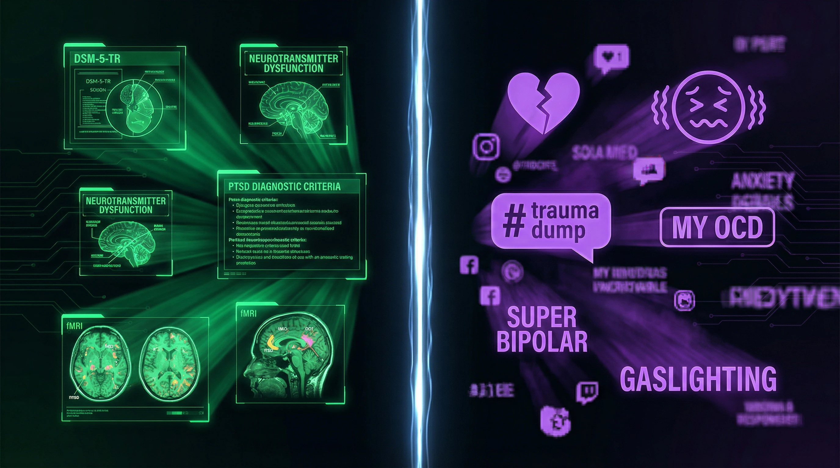 Comparison of clinical and popular use of psychological terms