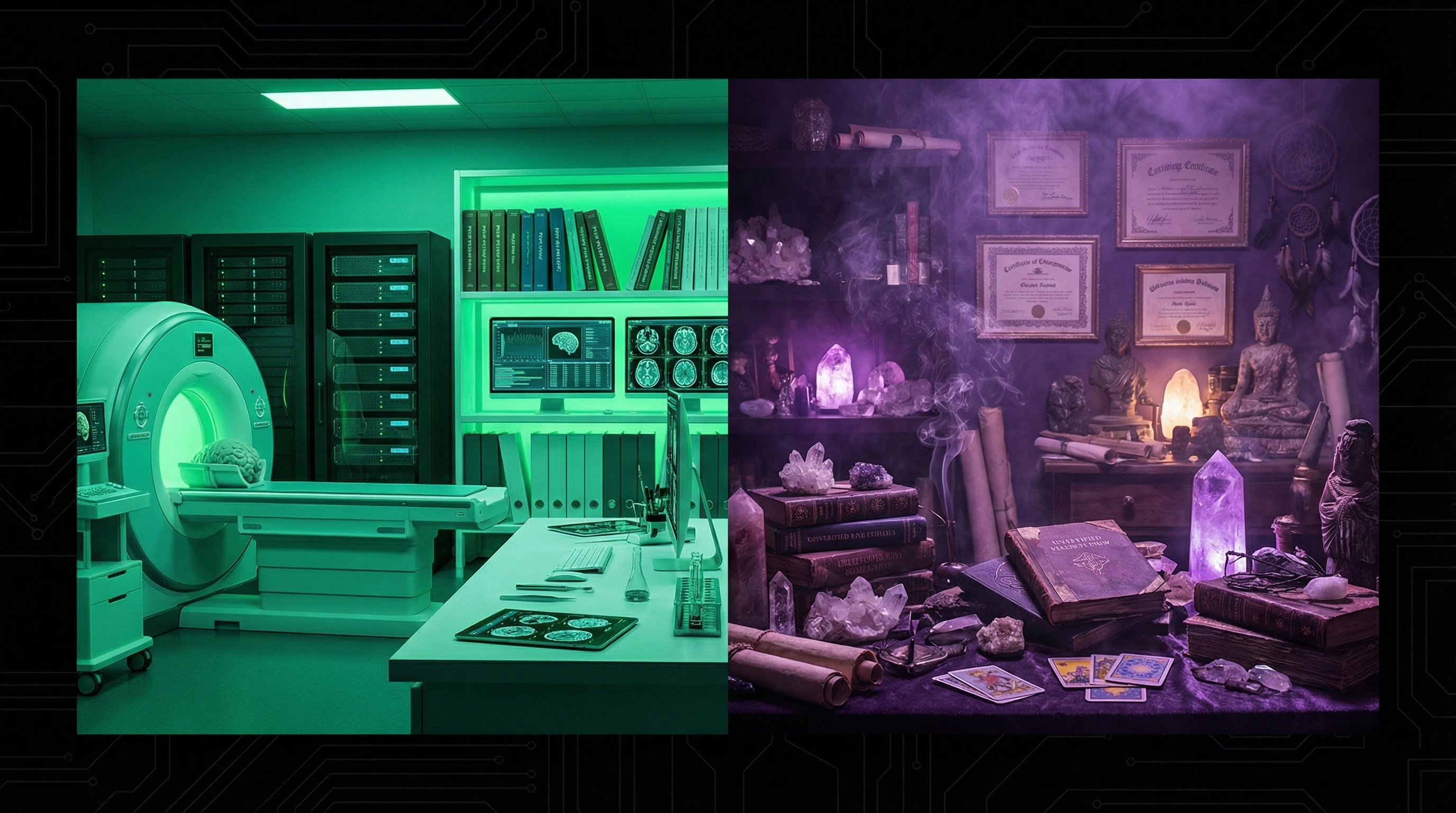 Comparative diagram of characteristics of scientific popularization and pseudopsychology