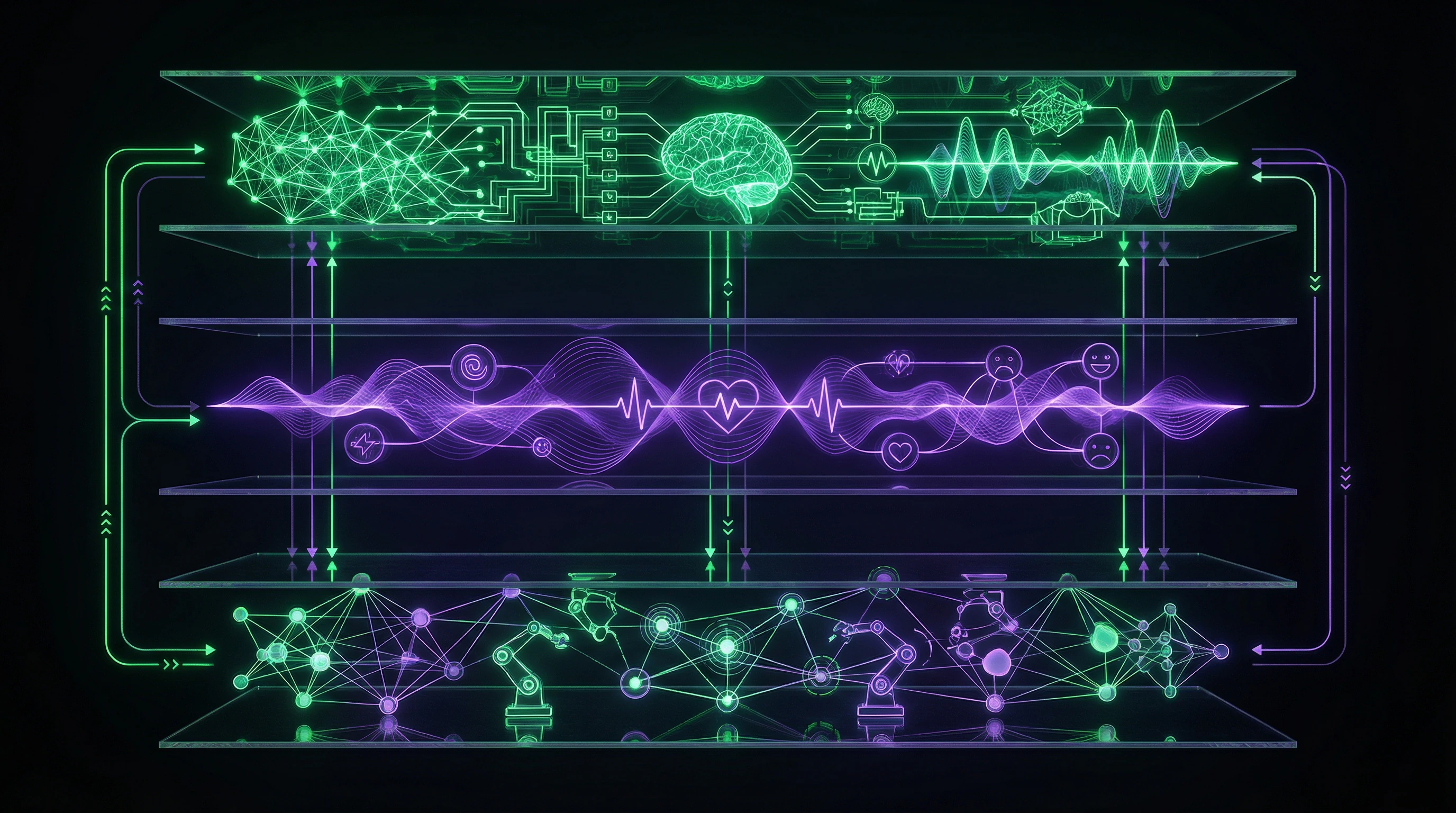 Diagram of belief structure in consciousness with three levels: cognitive, emotional, and behavioral