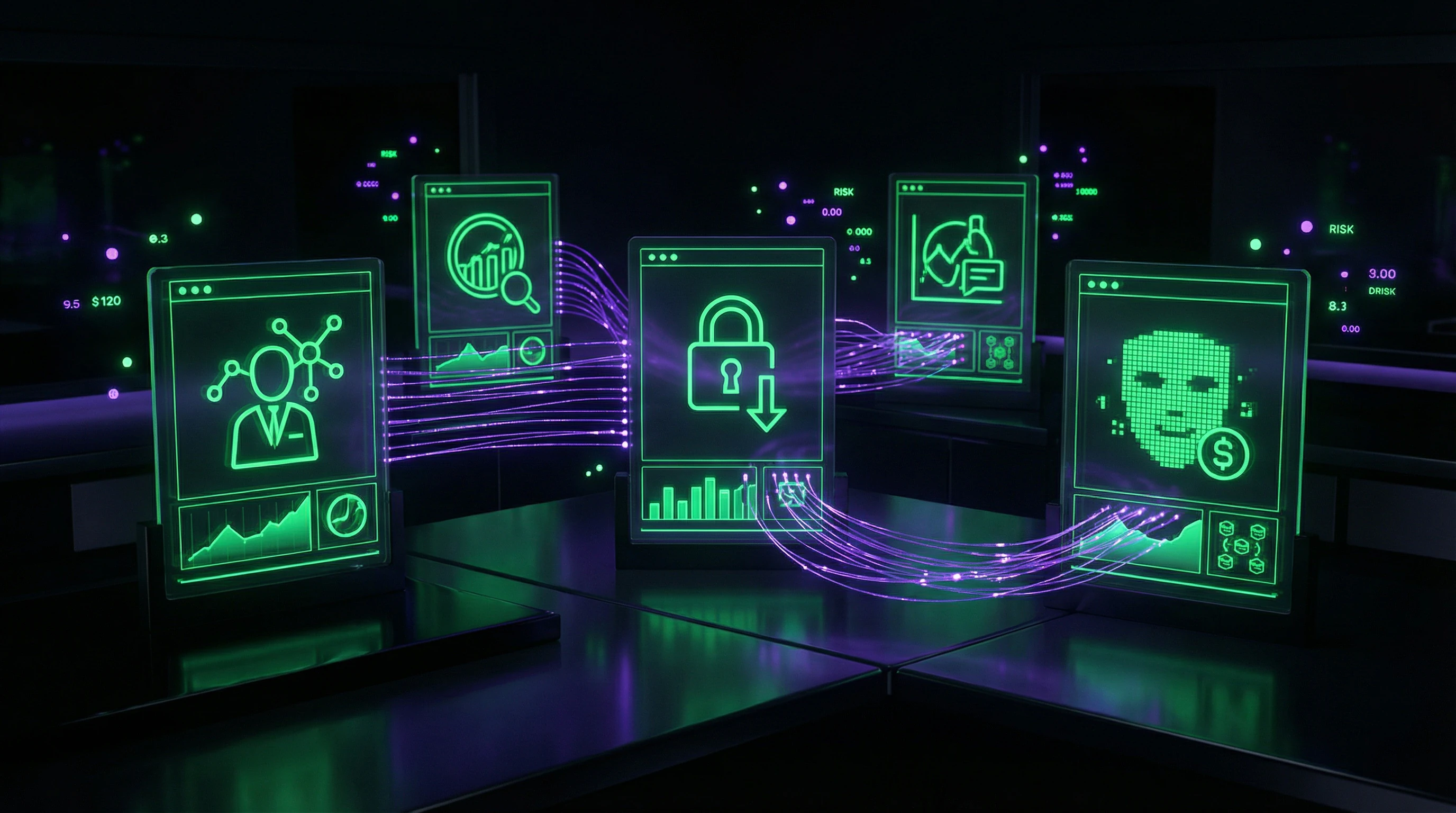 Comparative table of characteristics of exposed schemes Boardsi, CryptoUnit, Amir Capital