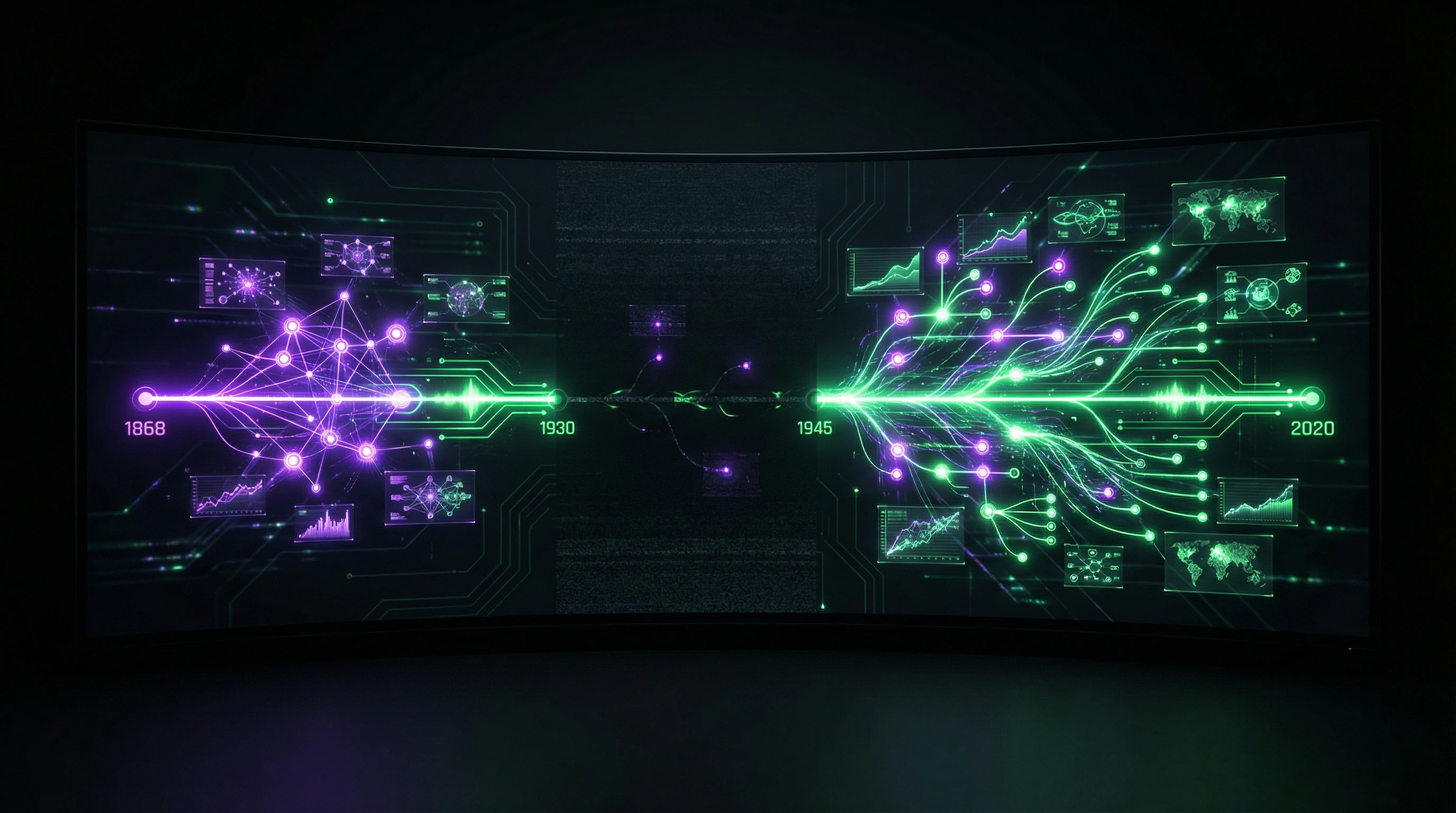 Timeline of academic research development in Shinto from 1868 to 2020